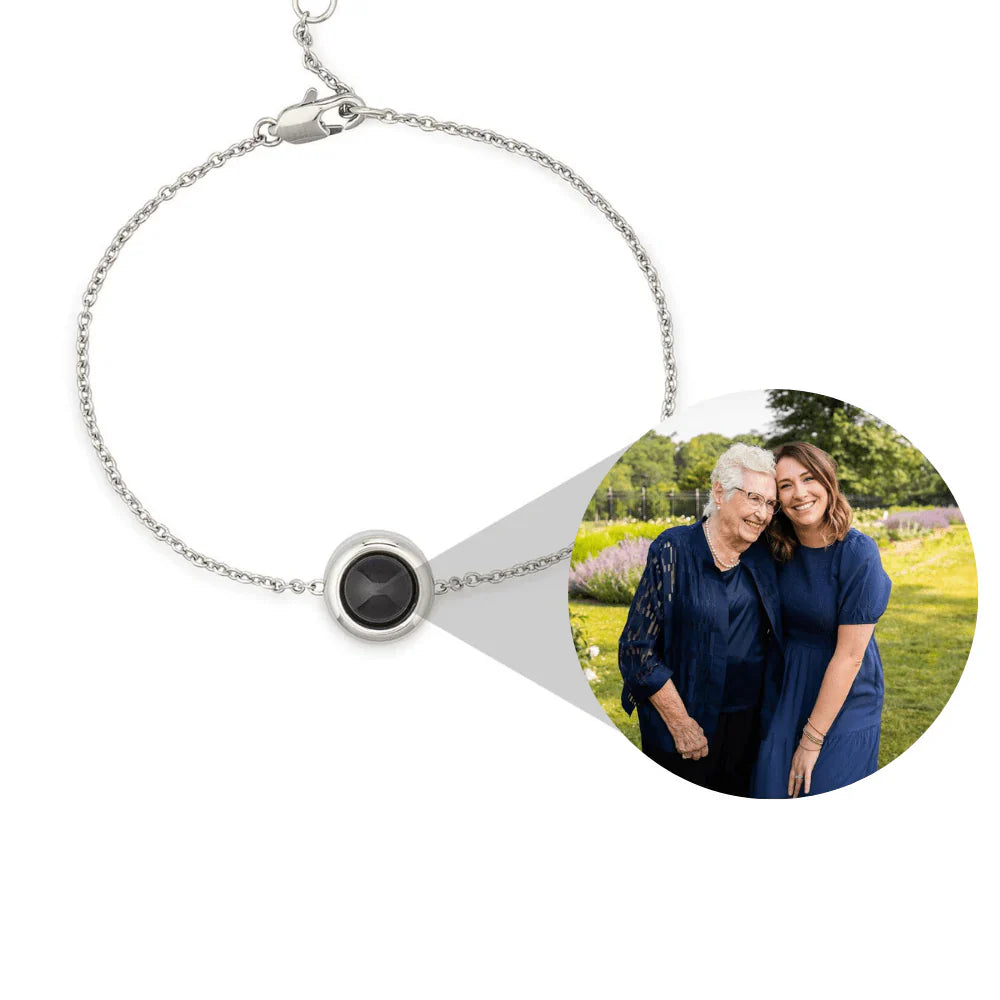 Custom Cable Chain Photo Bracelet