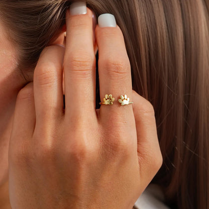 Custom Pet Initial Ring