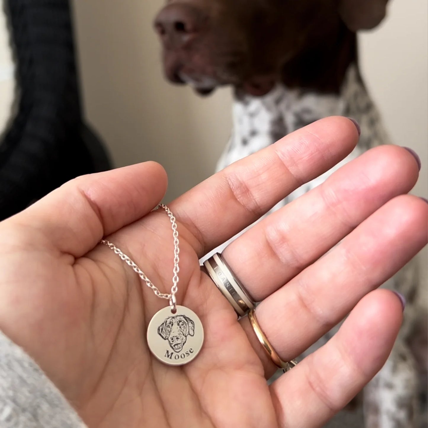Custom Pet Face Necklace