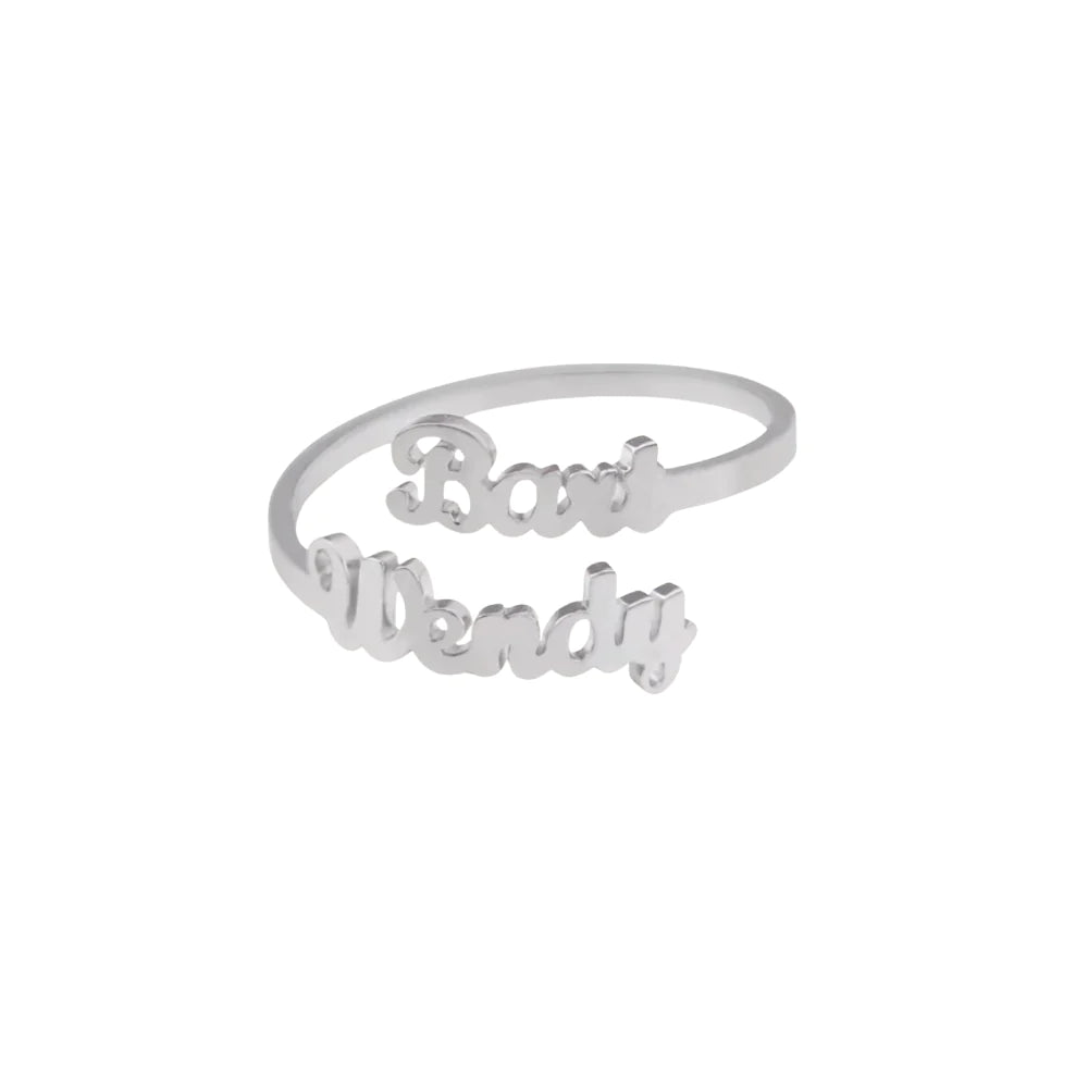 Custom name ring