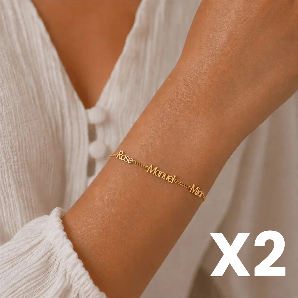 2 Custom Name Bracelets