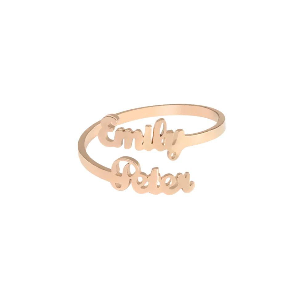 Custom name ring