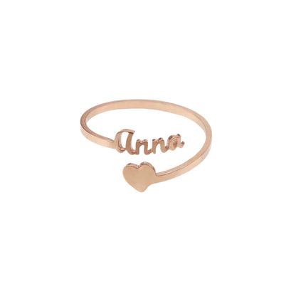 Custom name ring