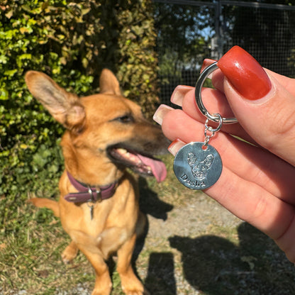 Custom Pet Face Keychain