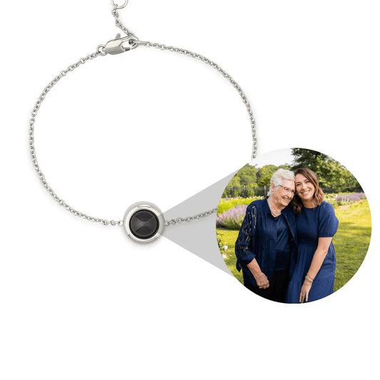 Custom Cable Chain Photo Bracelet