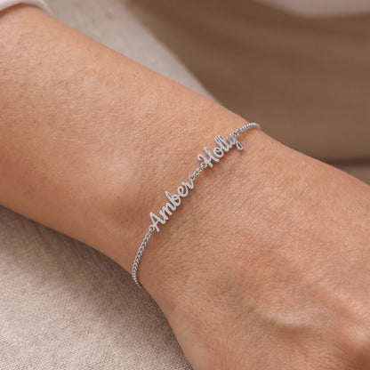 Custom Script Name Bracelet