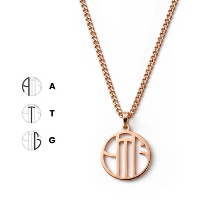 For Him | Custom Monogram Necklace