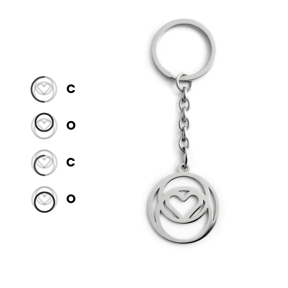 Custom Monogram Keychain