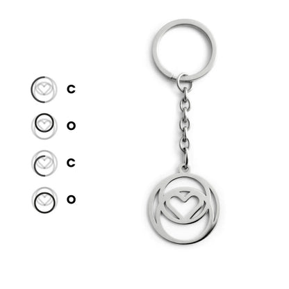 Custom Monogram Keychain
