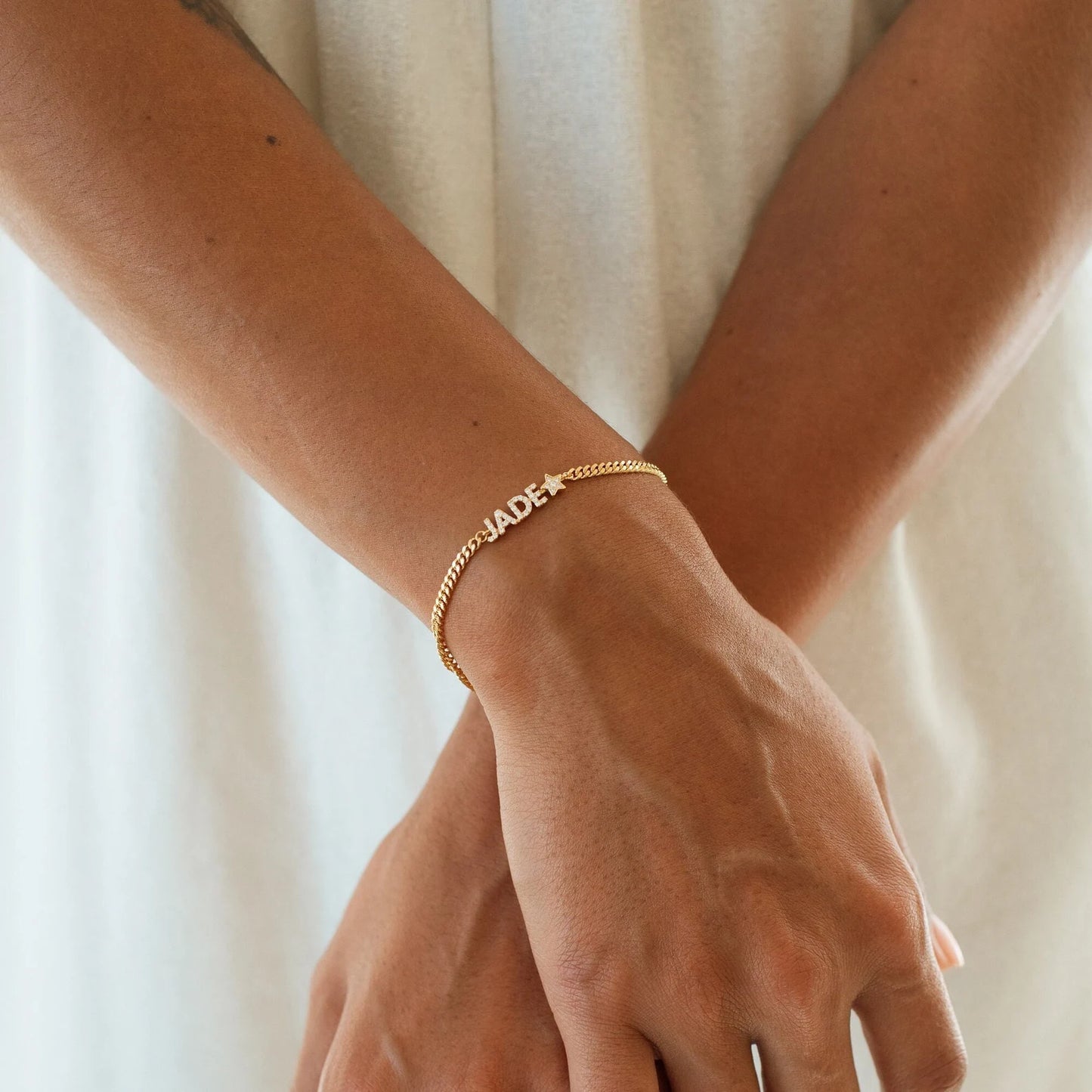 Custom Crystal Name Bracelet