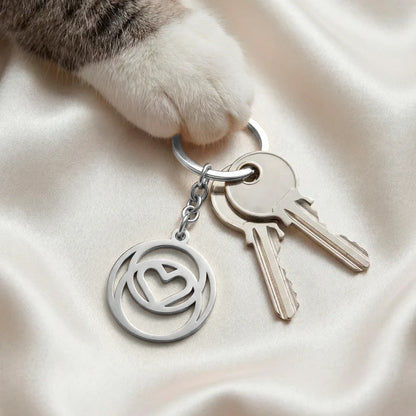 Custom Monogram Keychain