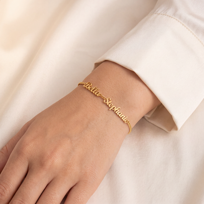 Custom Script Name Bracelet