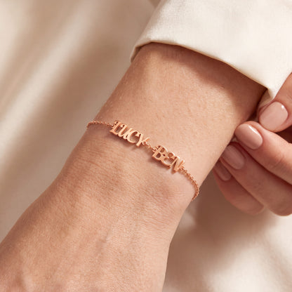 Custom Bold Script Name Bracelet