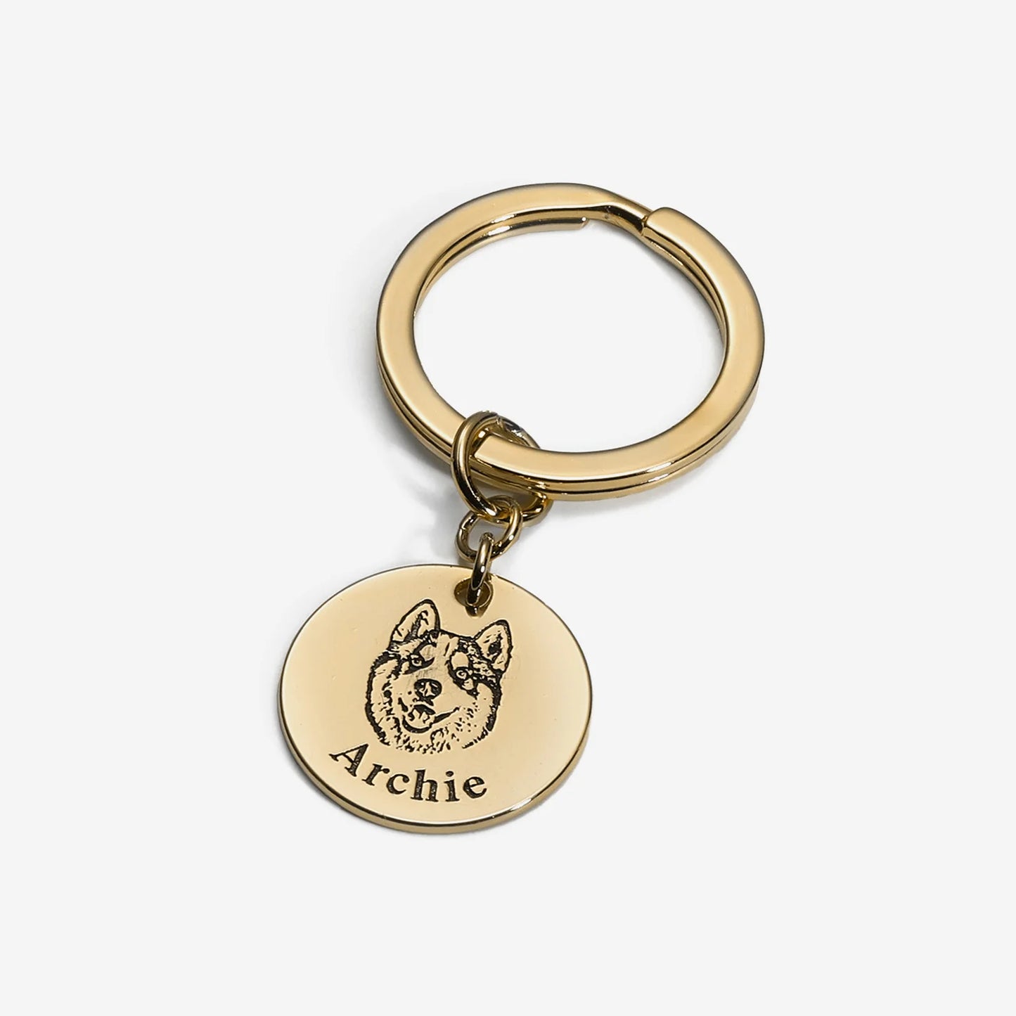 Custom Pet Face Keychain