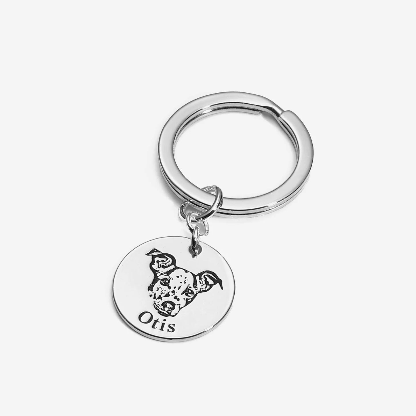 Custom Pet Face Keychain