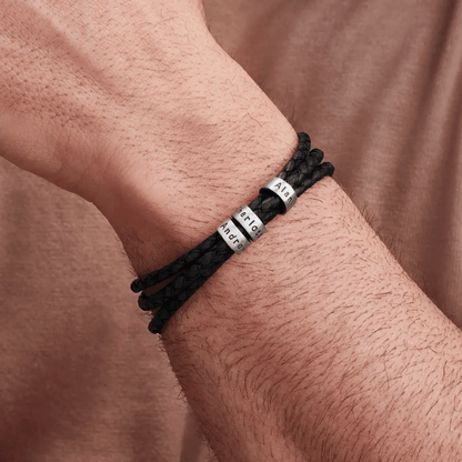 For Him | Custom Name Bead Bracelet