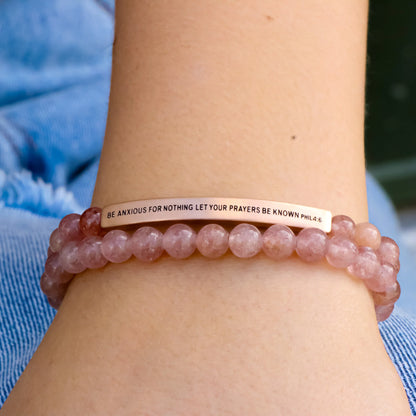 BE ANXIOUS FOR NOTHING LET YOUR PRAYERS BE KNOWN - PHIL 4:6