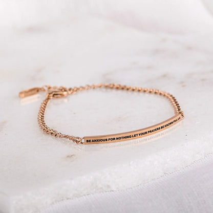 BE ANXIOUS FOR NOTHING LET YOUR PRAYERS BE KNOWN - PHIL 4:6