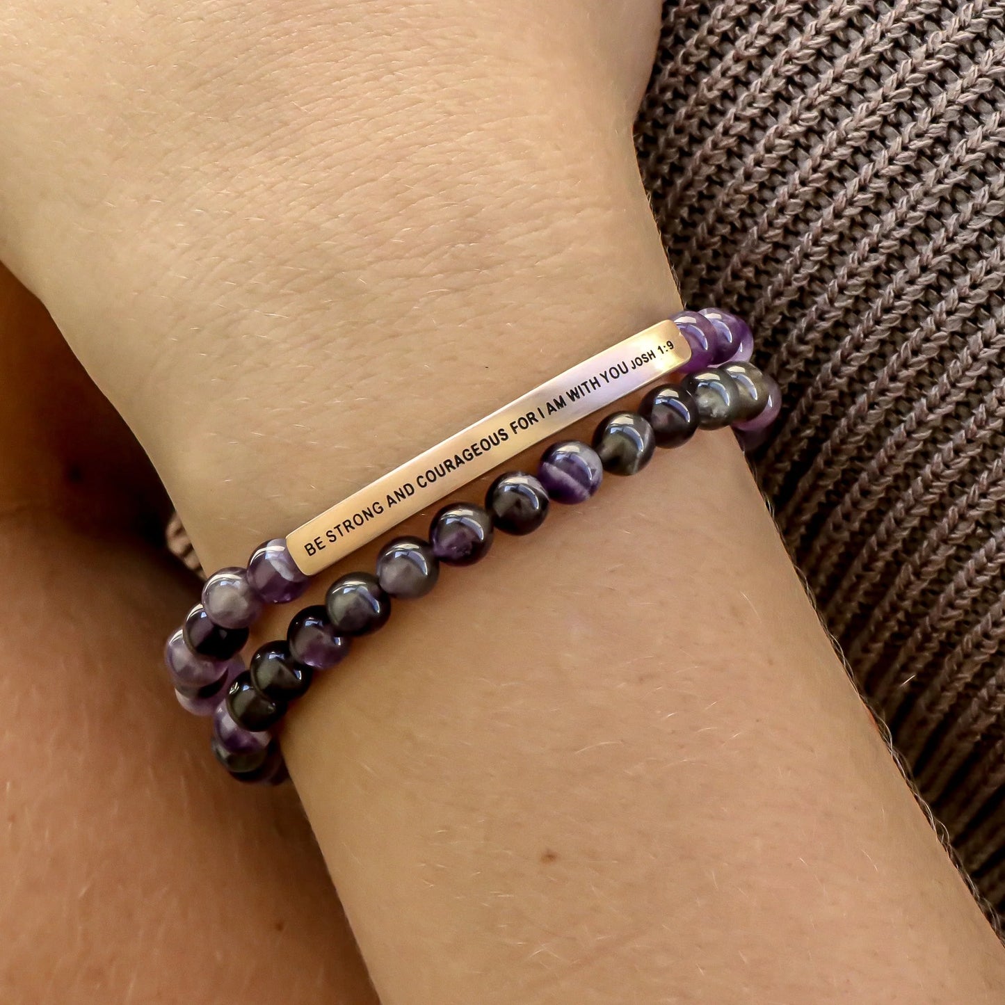 BE STRONG AND COURAGEOUS FOR I AM WITH YOU - JOSHUA 1:9