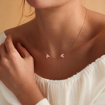Custom Engraved Heart Necklace