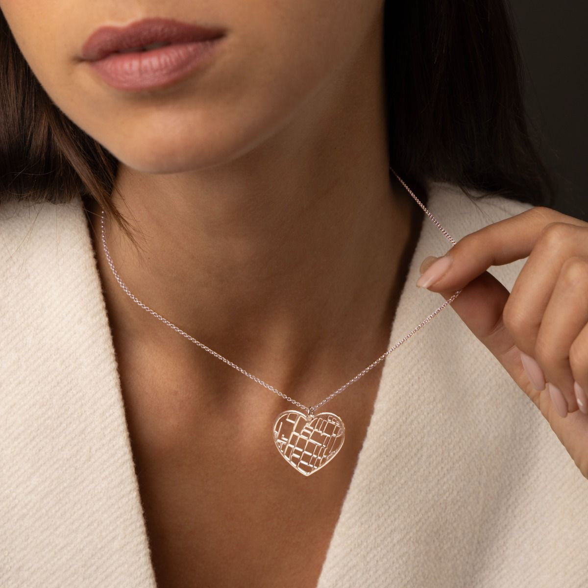 Custom Map Necklace