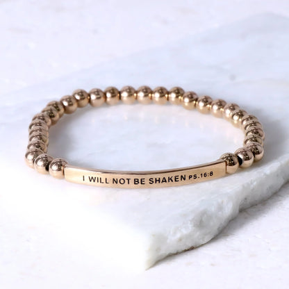 I WILL NOT BE SHAKEN - Psalms 16:8