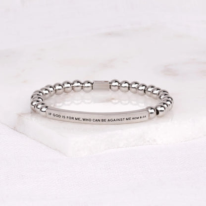 IF GOD IS FOR ME, WHO CAN BE AGAINST ME - ROMANS 8:31