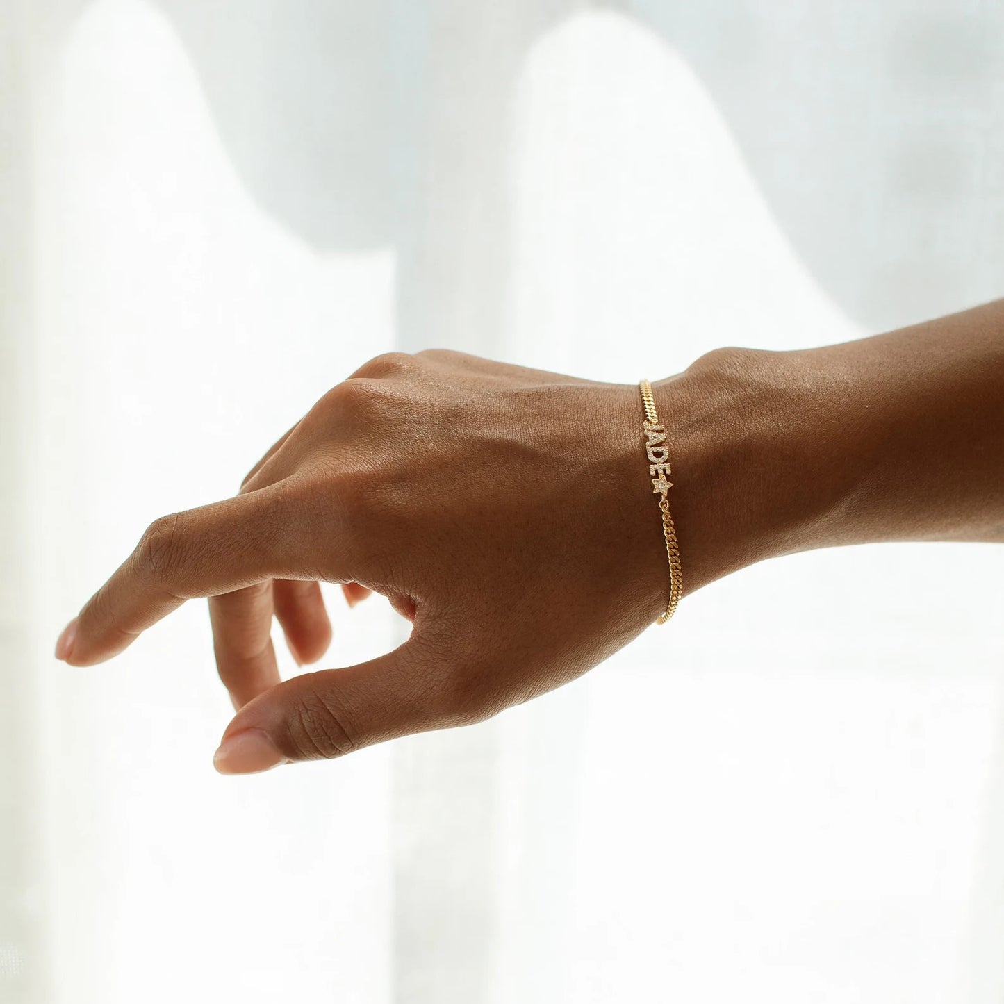 Custom Crystal Name Bracelet