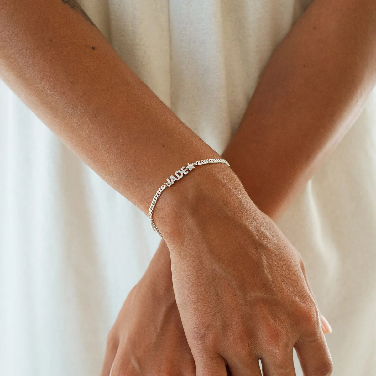 Custom Crystal Name Bracelet