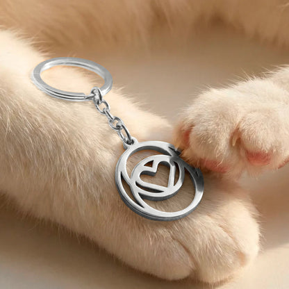 Custom Monogram Keychain