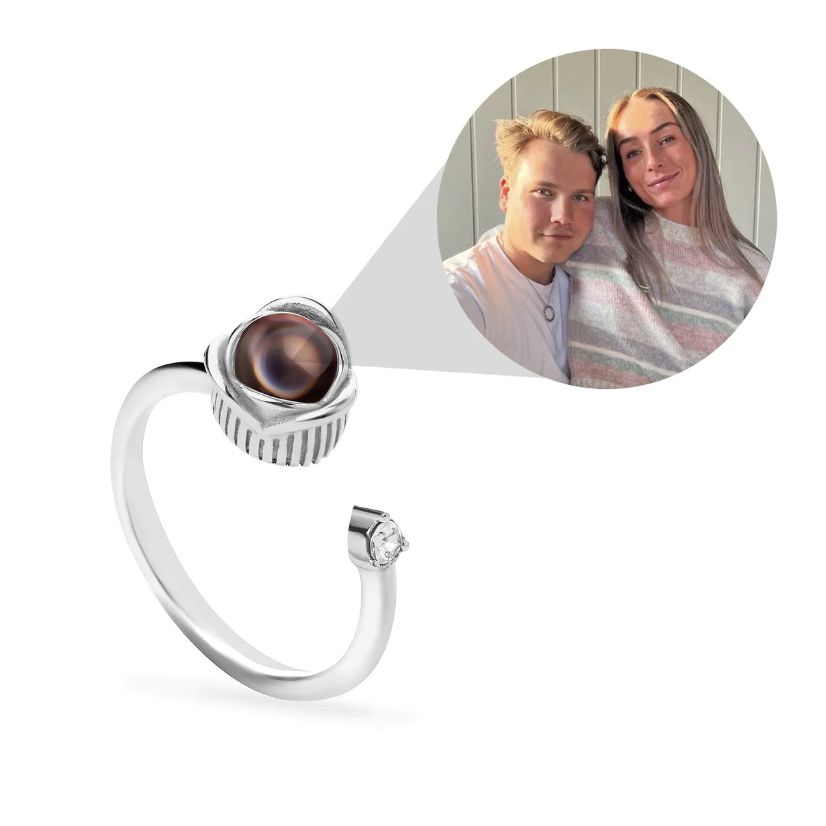 Custom photo ring