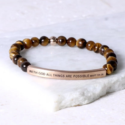 WITH GOD ALL THINGS ARE POSSIBLE - MATT 19:26