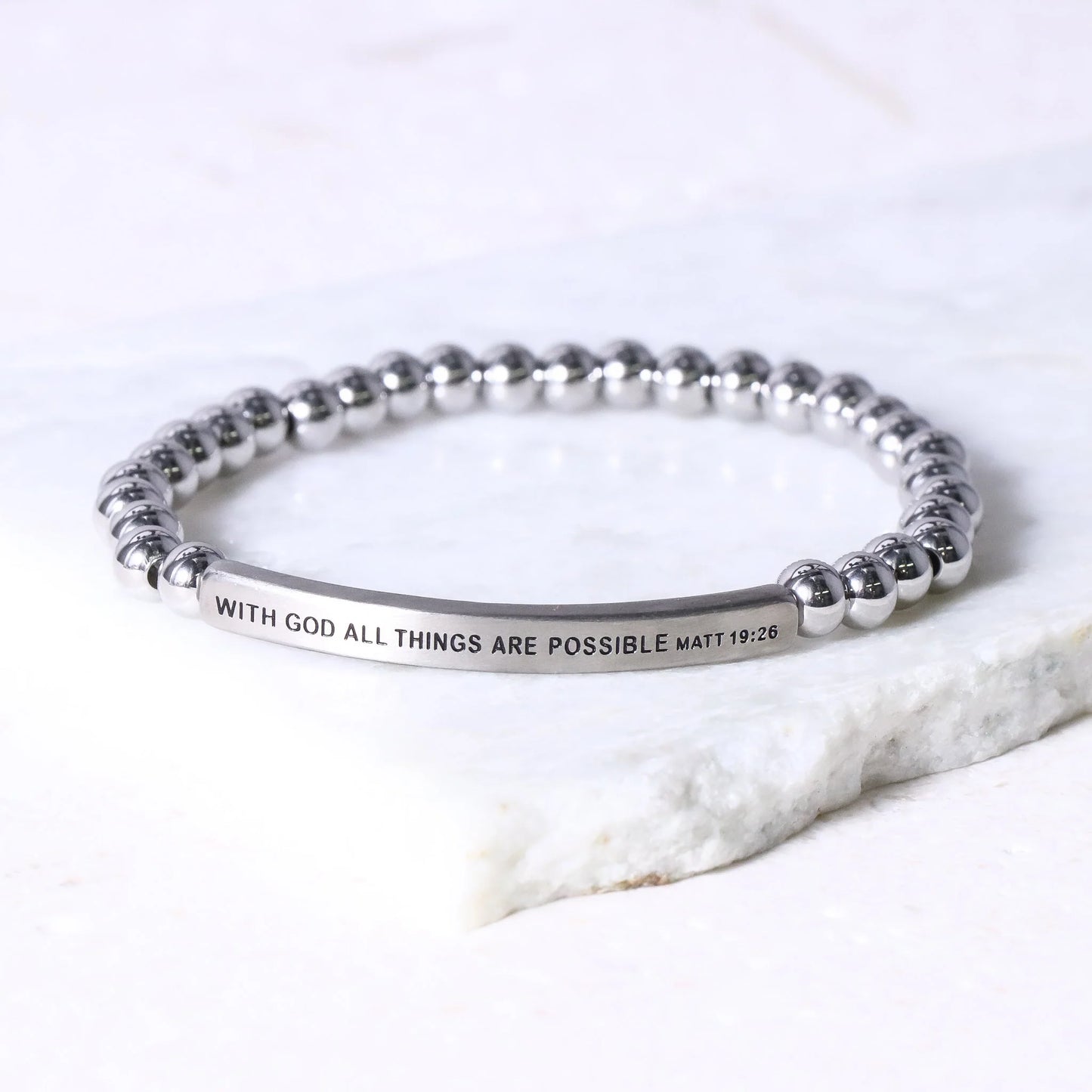 WITH GOD ALL THINGS ARE POSSIBLE - MATT 19:26